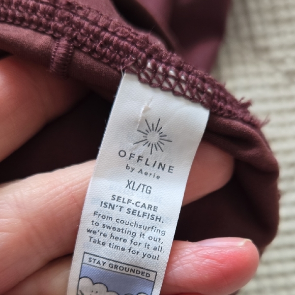 Arie Offline Maroon Pleated Athletic Skirt Preppy Athleasure Spring XL - Picture 6 of 7